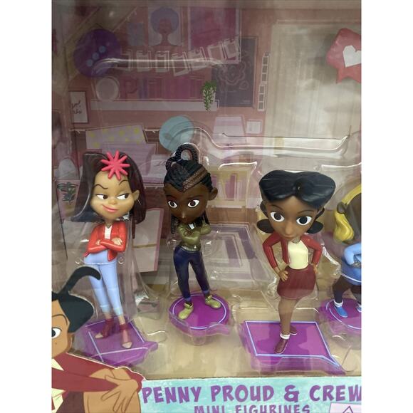 Disney The Proud Family - Penny Proud and Crew Mini Figurines Set NIB - Picture 2 of 5